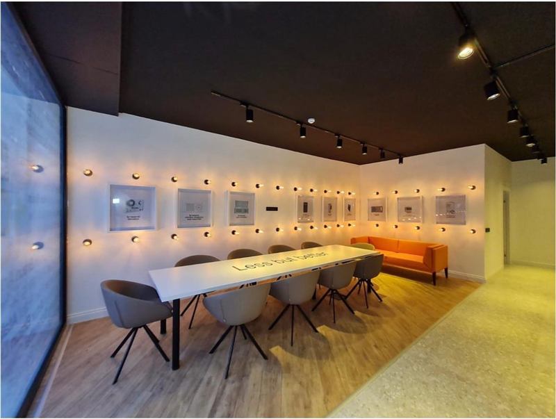 Braun showroom aydınlatması